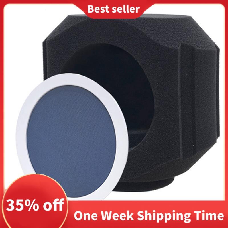 Bola De Isolamento Vocal Microfone Escudo Filtro Protetor De Vento Acústico Para Estúdios De Gravação Espuma Absorvente