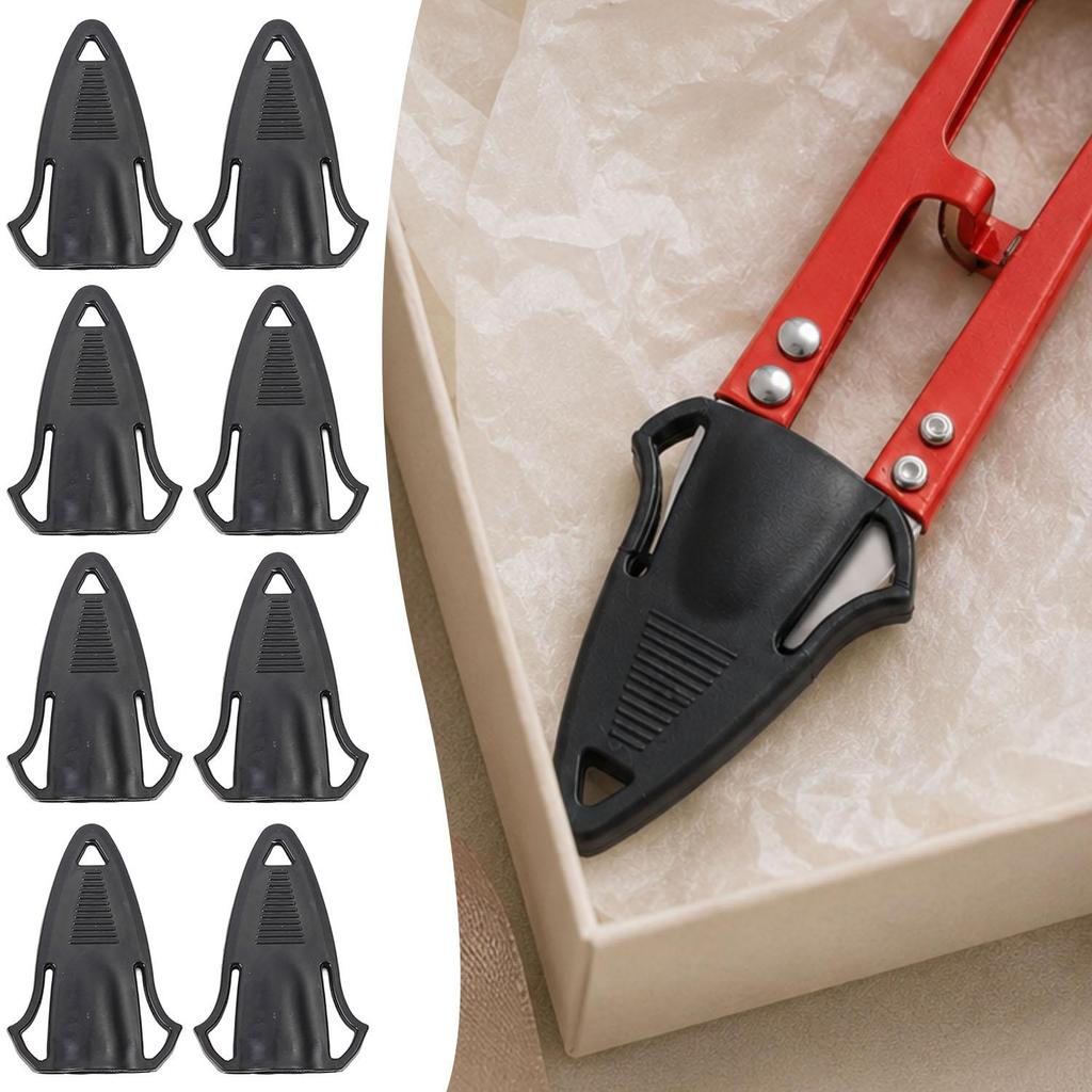 3/5 Pcs Mini Protetor De Tesoura PP Leve-Estojo De Lâmina De Bloqueio De Poeira Selado Prático-Acessório DIY Estável De