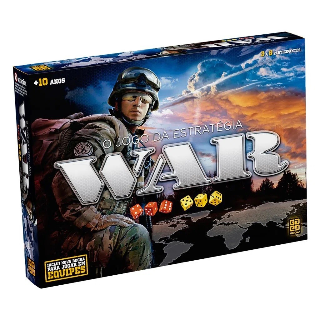 Jogo War Estratégia Original Grow