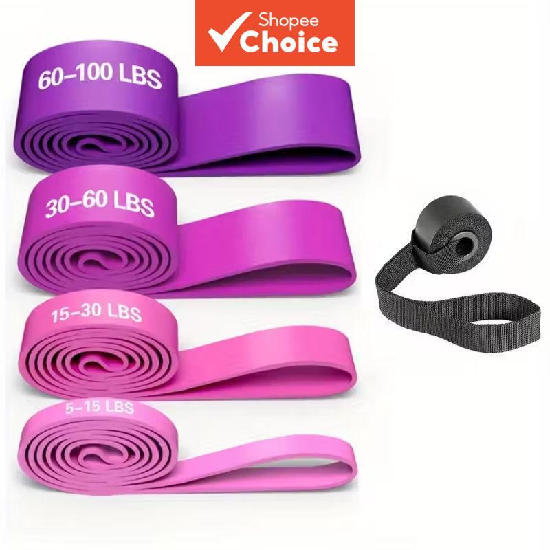 Conjunto de 5 peças inclui 4 faixas de resistência e 1 âncora de porta, faixas de assistência para barra para homens e