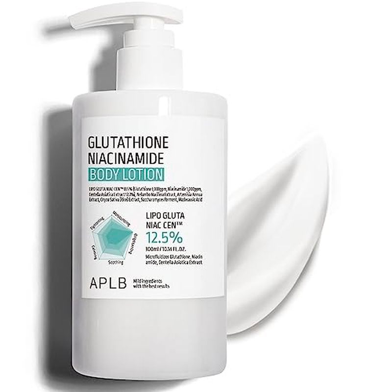 Loção Corporal APLB Glutationa Niacinamida | LIPO GLUTA NIAC Centm 12.5 % 10.14 FL.OZ/Korean Skincare , Hidratação De Lo