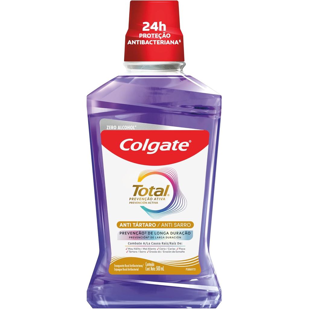 Enxaguante Bucal Colgate Total Prevenção Ativa Anti-Tartaro 500ml