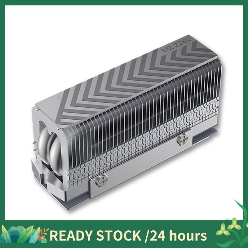 M . 2 2280 NVMe SSD Dissipador De Calor Cooler Tubos Duplos Almofada Térmica De Alto Desempenho Para 2280 PC Computador