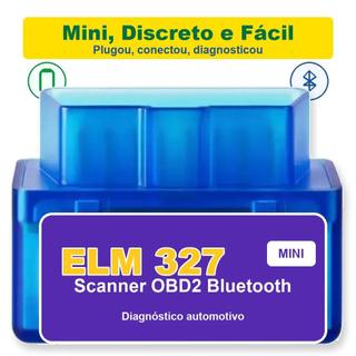 Scanner Automotivo Bluetooth Obd2 Eml 327 Android Ios Obdii  Pronta Entrega - Azul Diagnóstico Automotivo Ferramenta De 