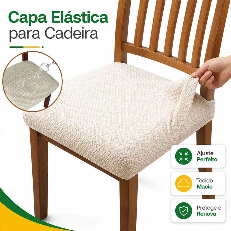 KIT 2/4 PCS Conjunto De Cadeira De Camurça Estilo Moderno À Prova D'água, Protetor De Assento