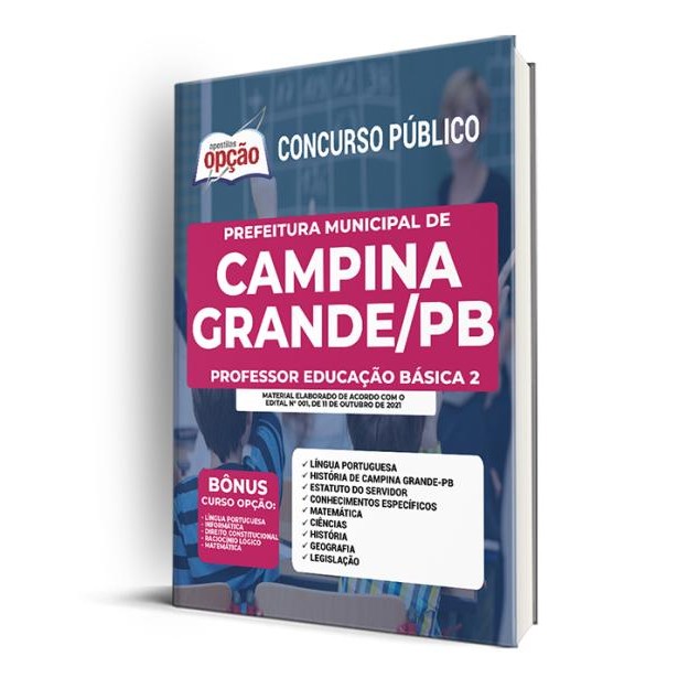 Apostila Prefeitura de Campina Grande - PB - Professor Educação Básica 2