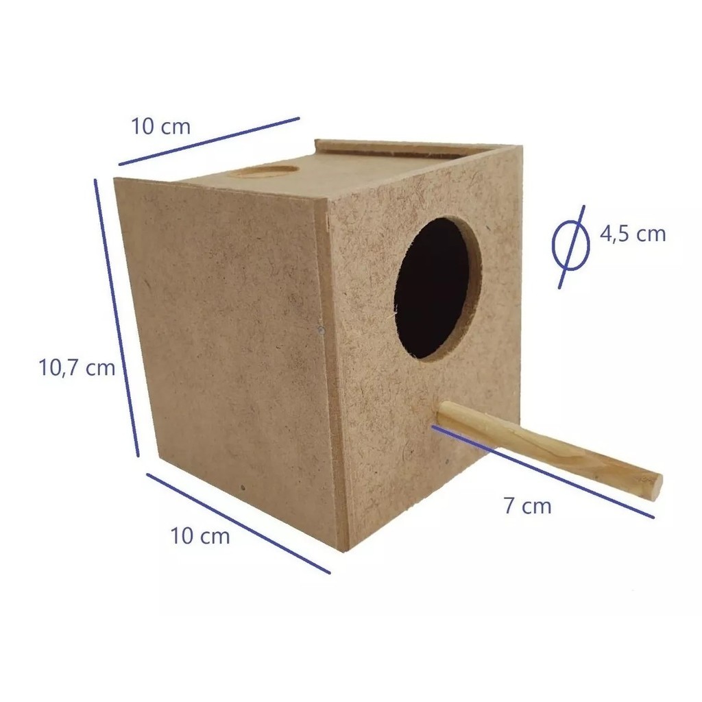 Ninho Manon Mandarim Diamante Gold Pássaros em Oferta na Shopee