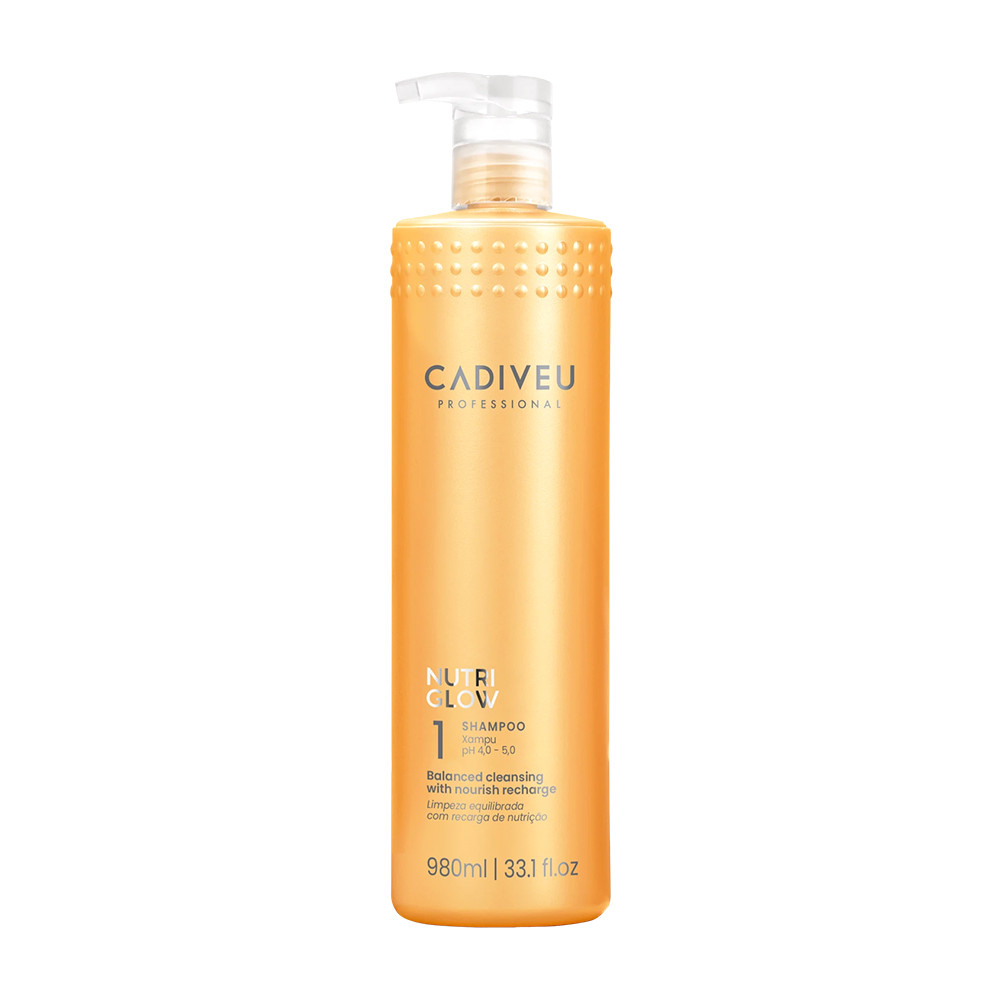 Cadiveu Professional Nutri Glow - Shampoo Sem Sulfato 980ml em Oferta na Shopee