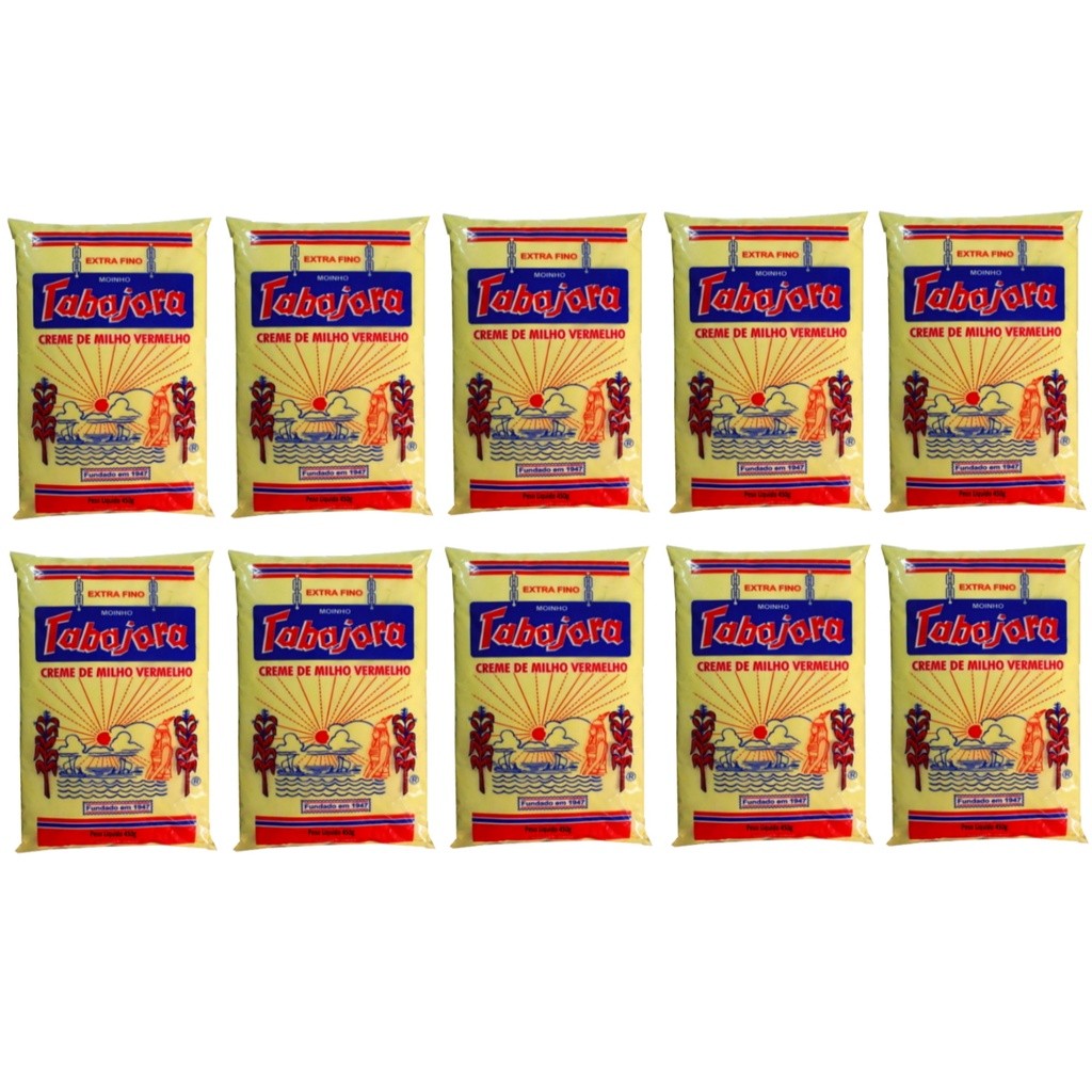 Fubá de Milho Vegano Sem Glúten Pacote 450 KIT 10 Unidades em Oferta na Shopee