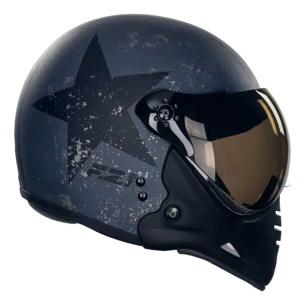 Capacete Peels F21 Old Tank Preto Chumbo Fosco | capacete, capa, protetor de cabeça, motos