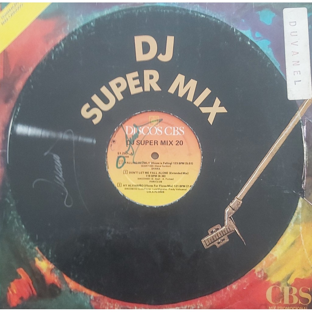 Lp DJ Super Mix 20 - Midnight Oil, Shana, Fan Club, The Clash