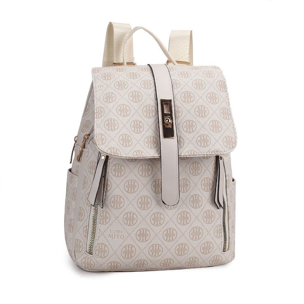 Mochila Feminina Média De Qualidade De Costas Em Couro Sintético cangurus TM9099 TM em Oferta na Shopee