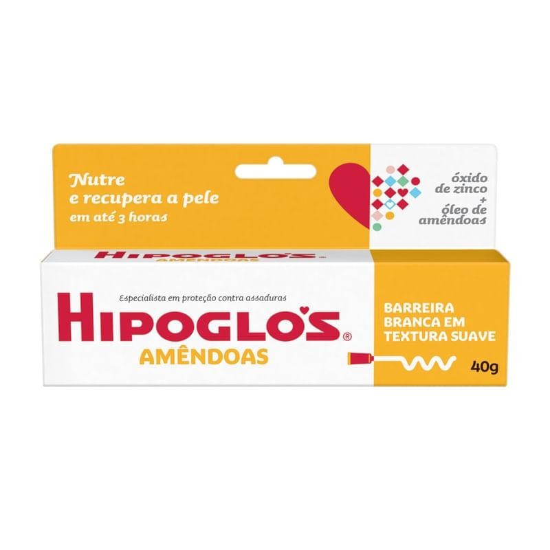 Creme Preventivo de Assaduras Hipoglós Amêndoas 40g em Oferta na Shopee
