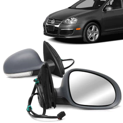 Retrovisor Externo Jetta 2007 2008 2009 2010 Eletrico Com Pisca
