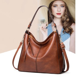 Bolsa Feminina de Ombro e Transversal em Couro PU Estilo Fashion e Moderno em Oferta na Shopee