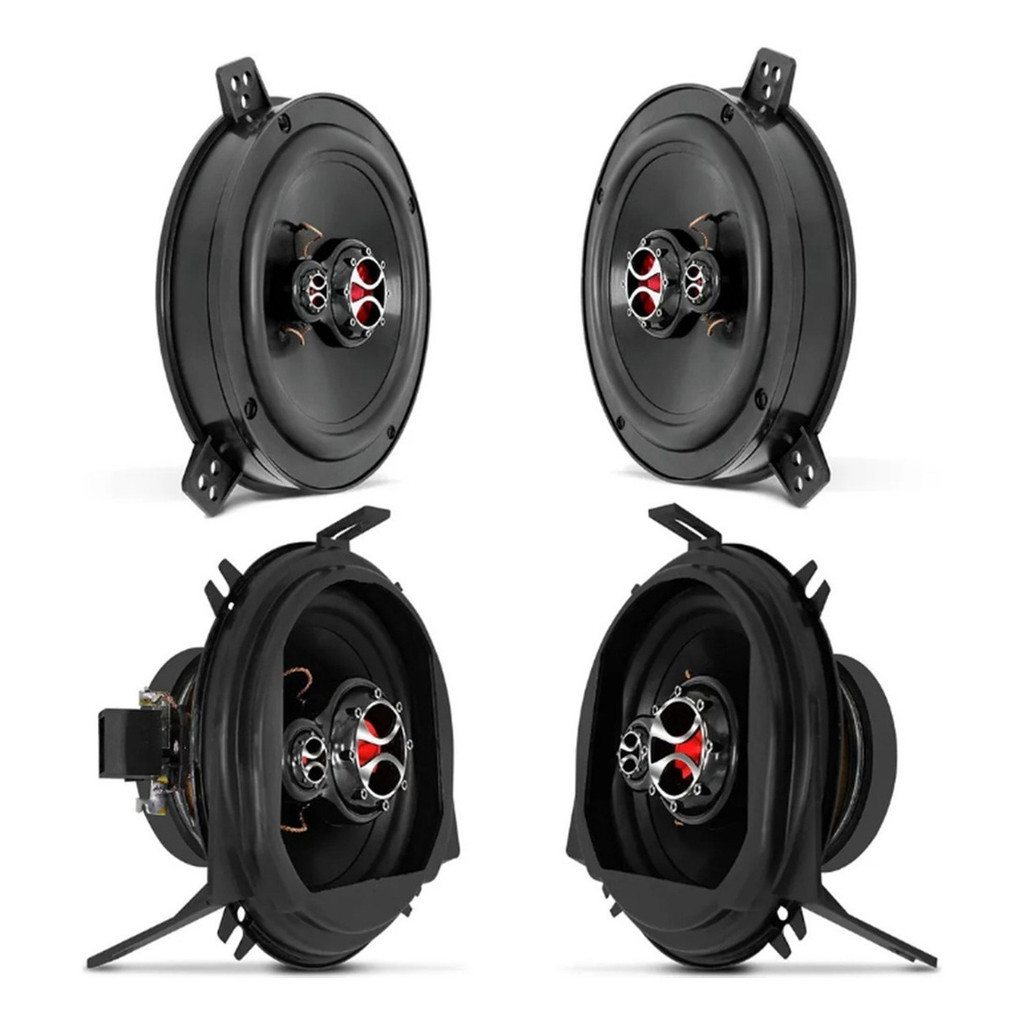 Kit Alto Falantes Corsa Hatch 6 E 5 Polegadas Kf050 240w Rms