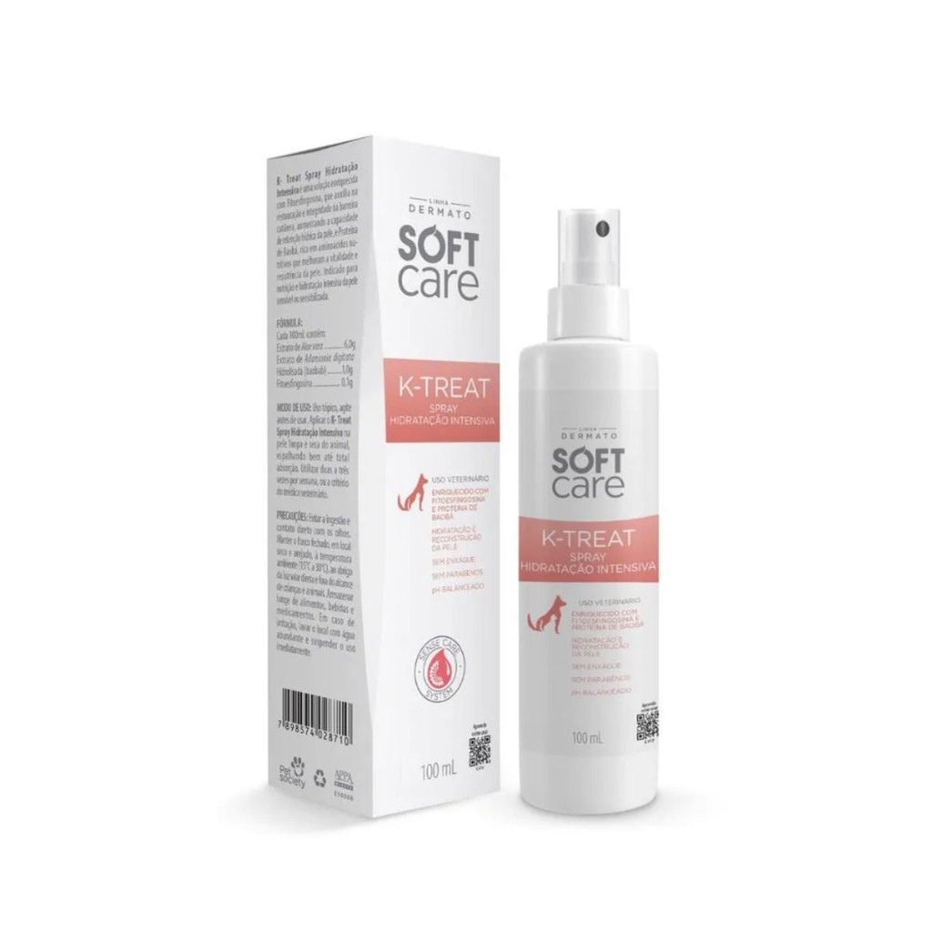 K-treat Spray Hidratação Intensiva Dermato 100ml - Soft Care