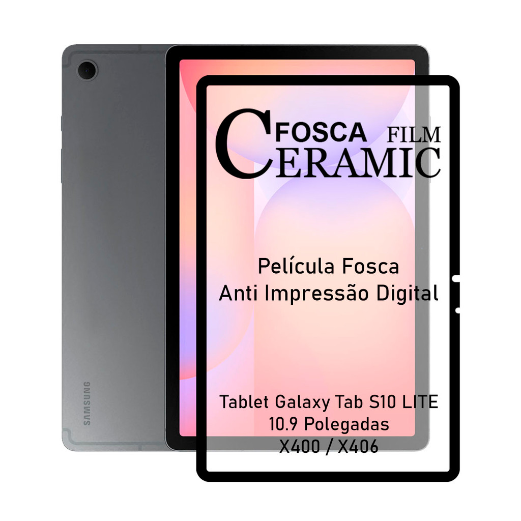 Película Fosca Para Tablet Galaxy Tab S10 Lite - 10.9 Pol. - X400 / X406