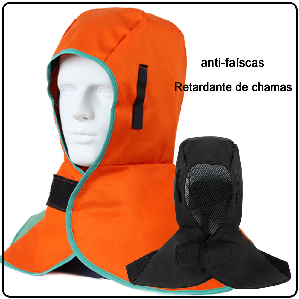 Balaclava De Solda Antichamas P/ Proteção De Cabeça E Pescoç