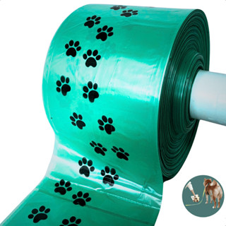 Bobina c/ 400 Saquinhos de Lixo Coco Pet Biodegradavel 28x30 Verde em Oferta na Shopee