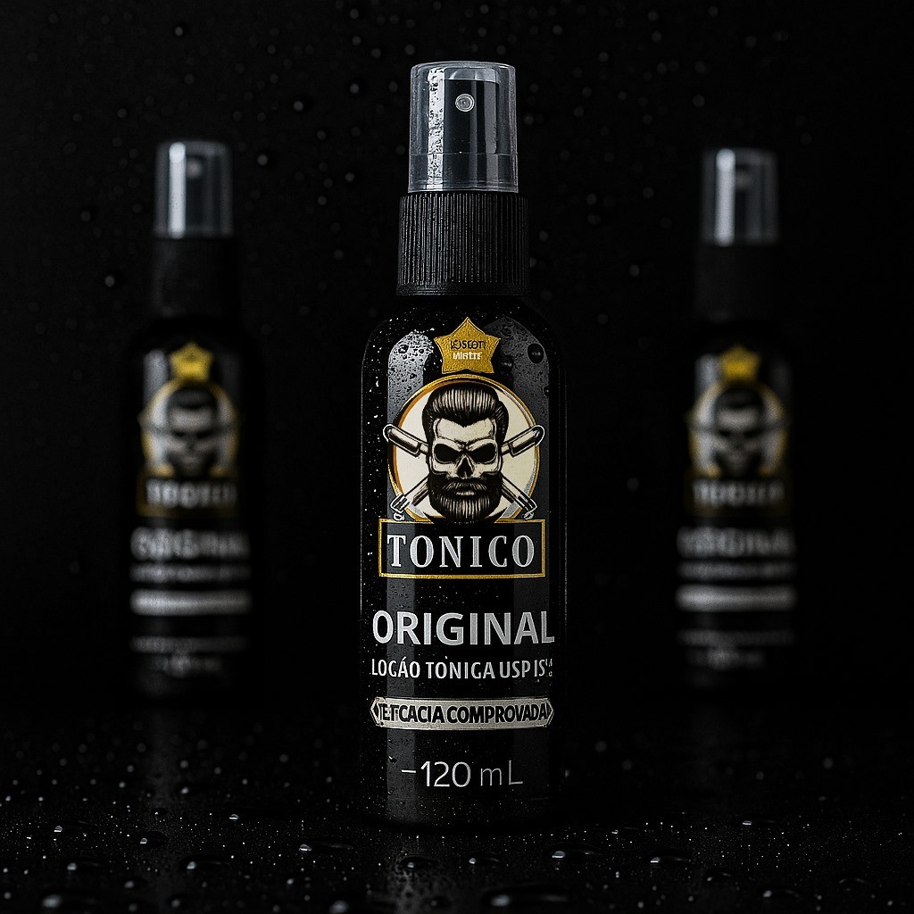 Tônico Capilar, cabelo, barba e sobrancelha com falhas