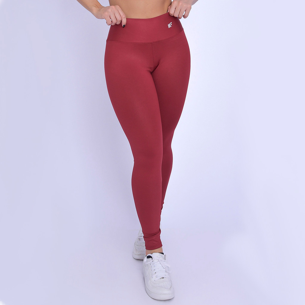 Calça Legging Academia Feminina Suplex Cintura Alta em Oferta na Shopee