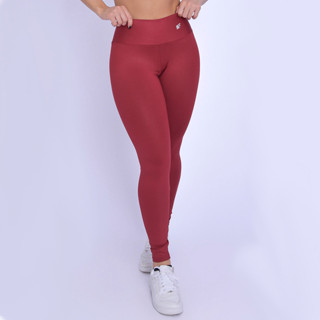 Calça Legging Academia Feminina Suplex Cintura Alta em Oferta na Shopee