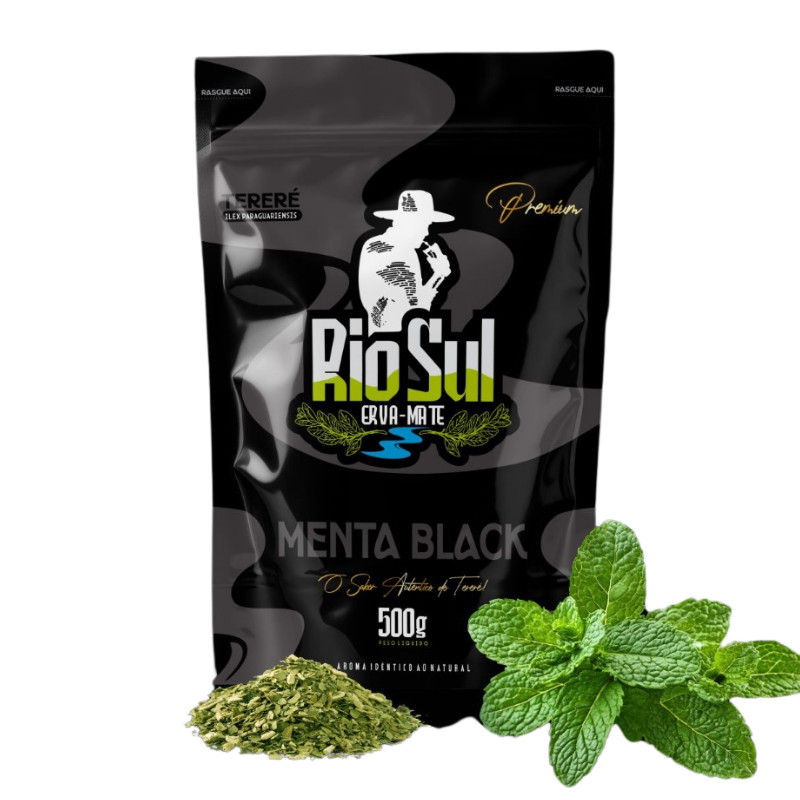 Erva Mate para Tereré Rio Sul - Menta Black