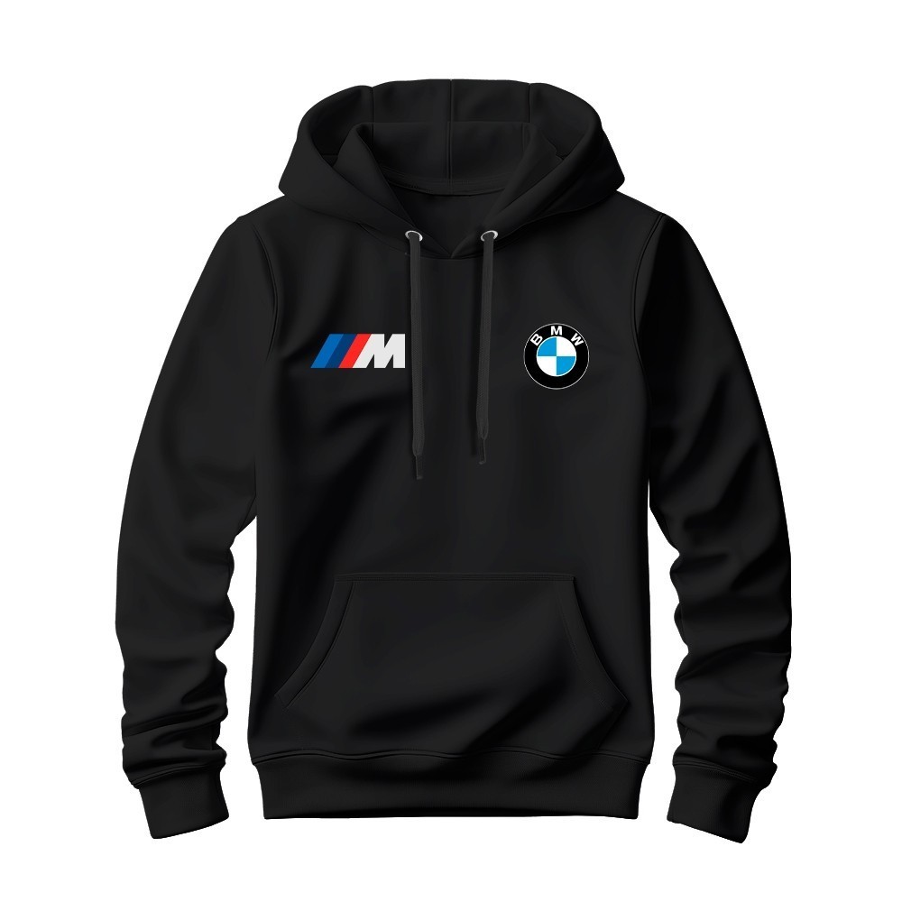 Moletom Masculino Canguru Premium Blusa de Frio Estampado Carro Luxo BMW Confortável