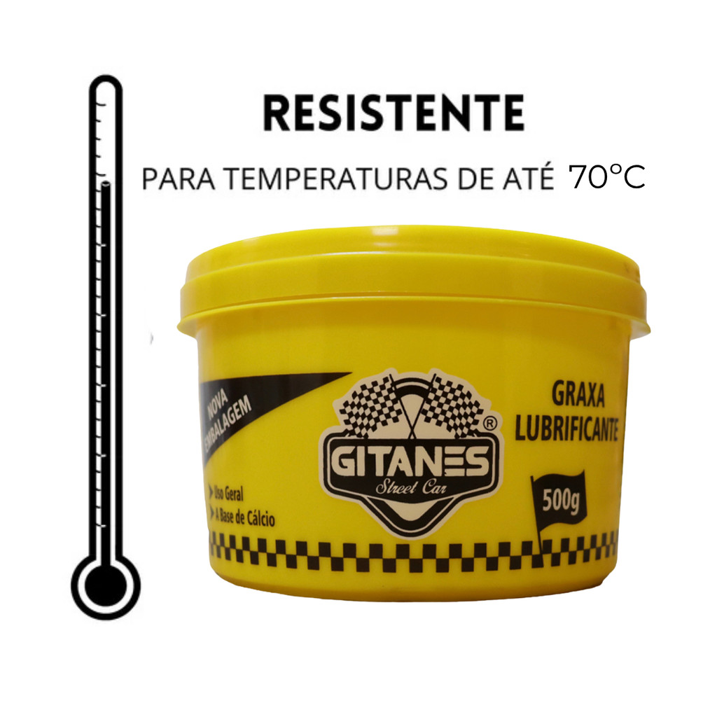 Graxa Lubrificante para Uso Geral 500g Gitanes