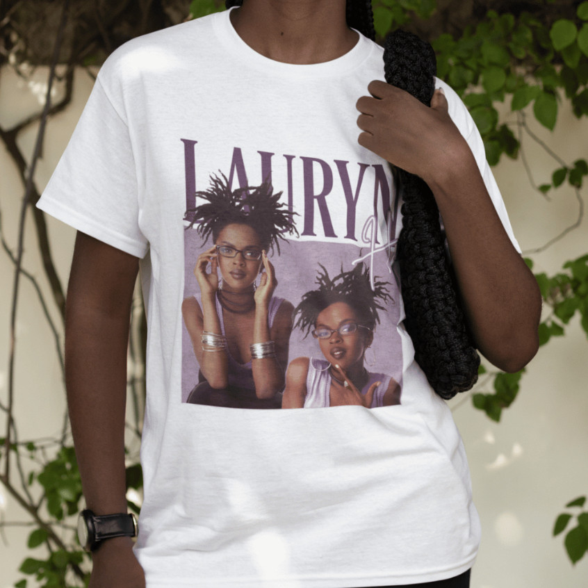 Camiseta Cantora Lauryn Hill Algodão Premium Camisa Unissex