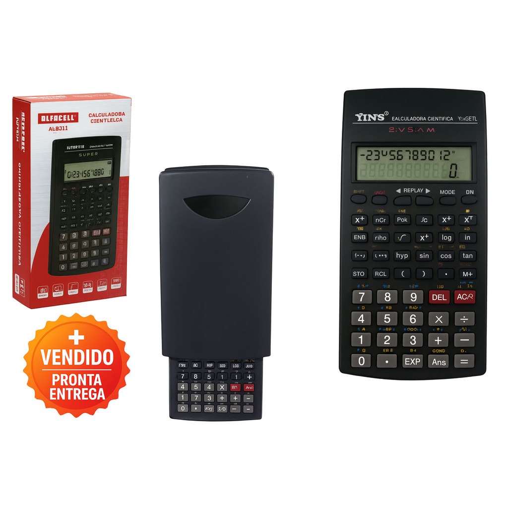 Calculadora Científica Alfacell AL82TL 240 Funções Display 2 Linhas Escola Faculdade Trabalho