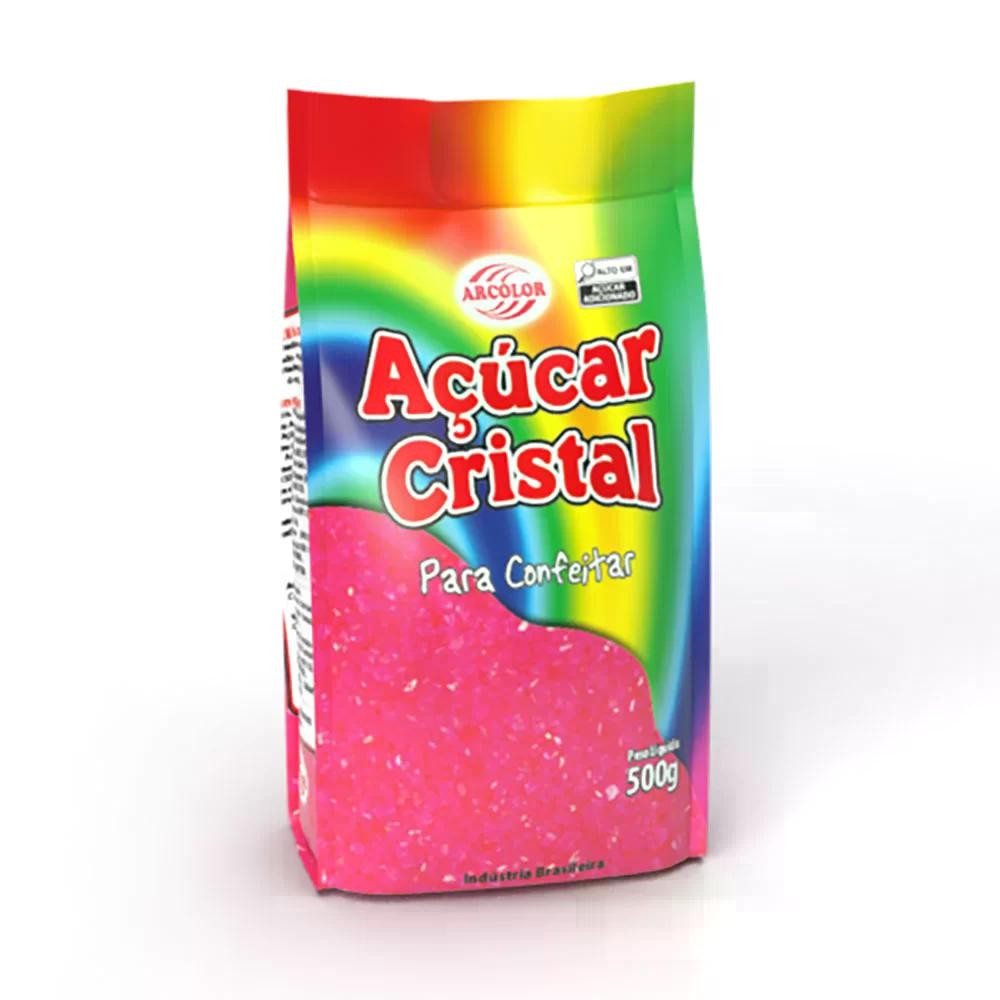 Açúcar Rosa Arcolor 500g