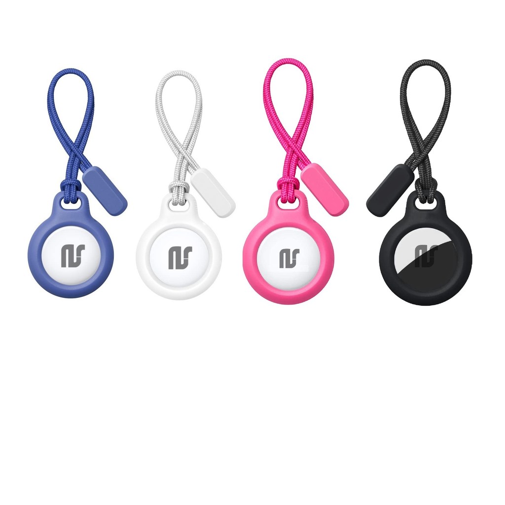 Kit 4 Capas compatíveis com Apple AirTags - Capa protetora de ABS antiarranhões 