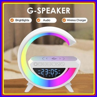G-speaker Smart Station - Luminária Bluetooth Inteligente Estilo RGB Luz Carregador Sem Fio Alarme Relógio Alto-Falante