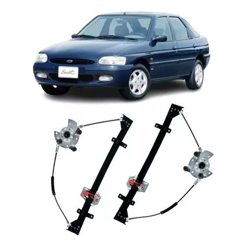 Par Elevador Vidro Elétrico Escort Wagon 1997/03 Dnt