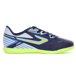 Chuteira Topper Futsal Liga Azul Marinho Branco e Verde - Masculino