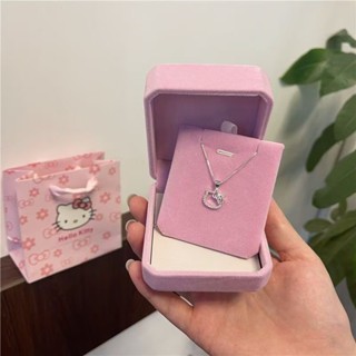 Colar De Gato De Aniversário , Pingente Feminino Doce E Adorável , Corrente De Clavícula Como Presente Para a Caixa De D em Oferta na Shopee