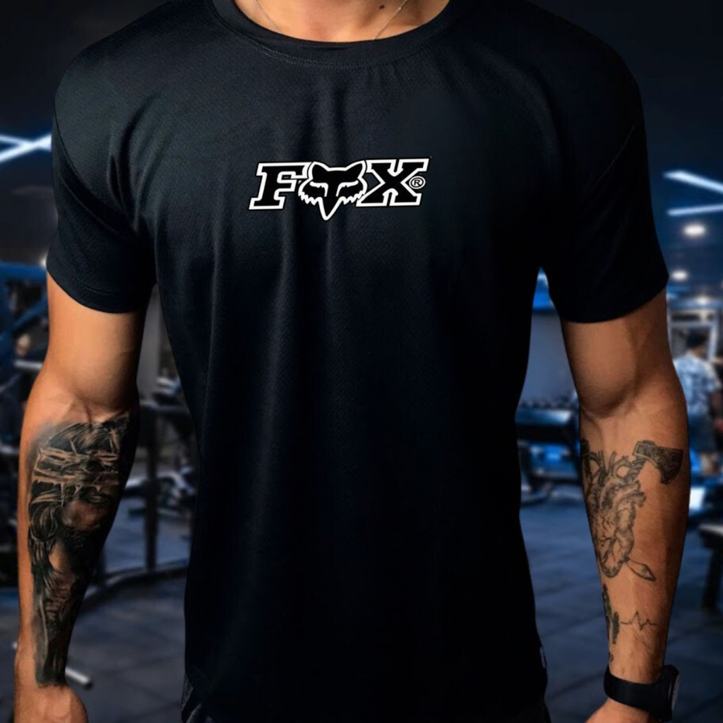 Camisas Dry Fit Masculino Mix Fox Camiseta Premium Academia Treino Esportiva Corrida — imagem 2 de 2