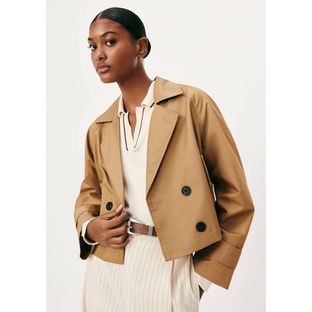 Trench Coat Feminino Curto: Onde Comprar | BuscaProdutos