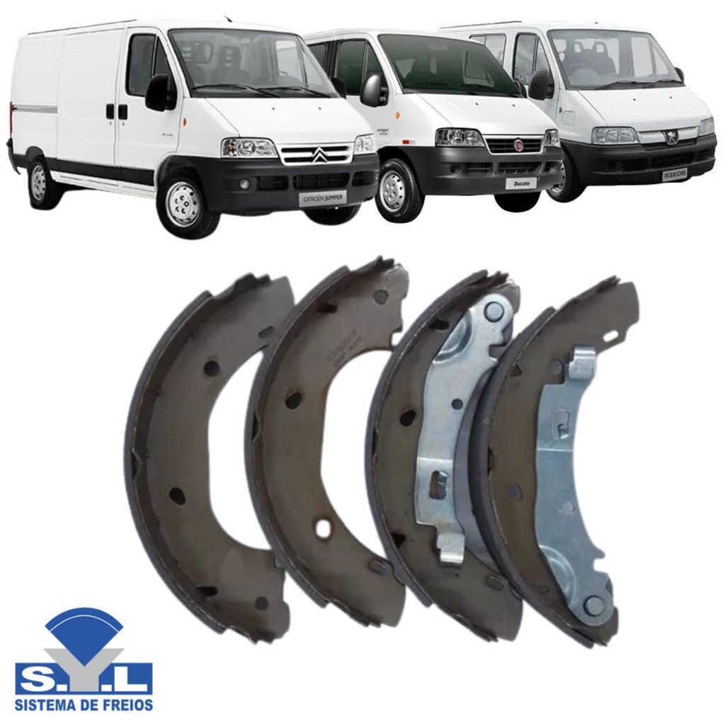 Sapata De Freio Traseira Jumper 2002 A 2006 / Ducato 2002 A 2006 / Boxer 2002 A 2006 - 201907