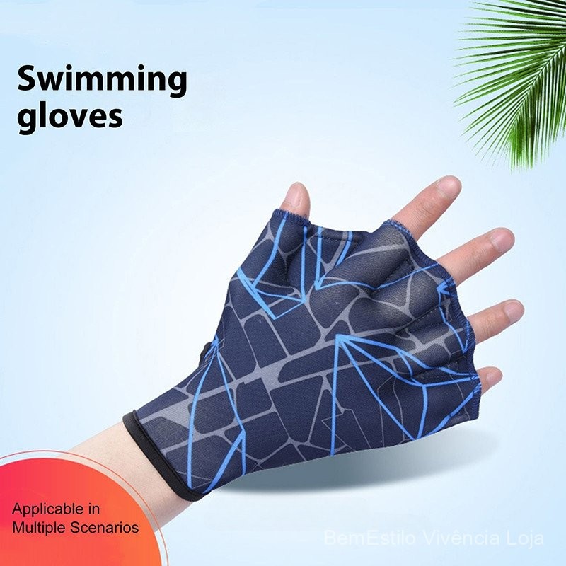 KIMMIY 1 Par , Luvas Com Membranas Para Natação , Nadadeiras Treinamento De Esportes Aquáticos , Equipamento De Homens E