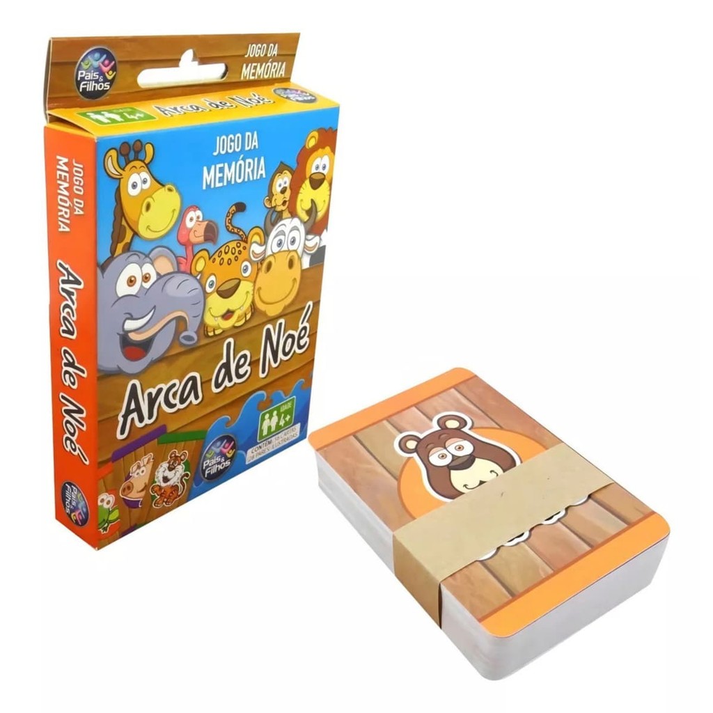 Livro - Jogo da Memória - Arca de Noé - Pais & Filhos