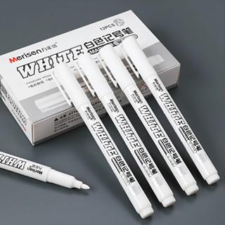 Canetas de Destaque Brancas 5/10pçs Pacote - Marcadores de Arte Cabeça Redonda 1mm - Desenho Criativo, Escola, Reparos em Oferta na Shopee