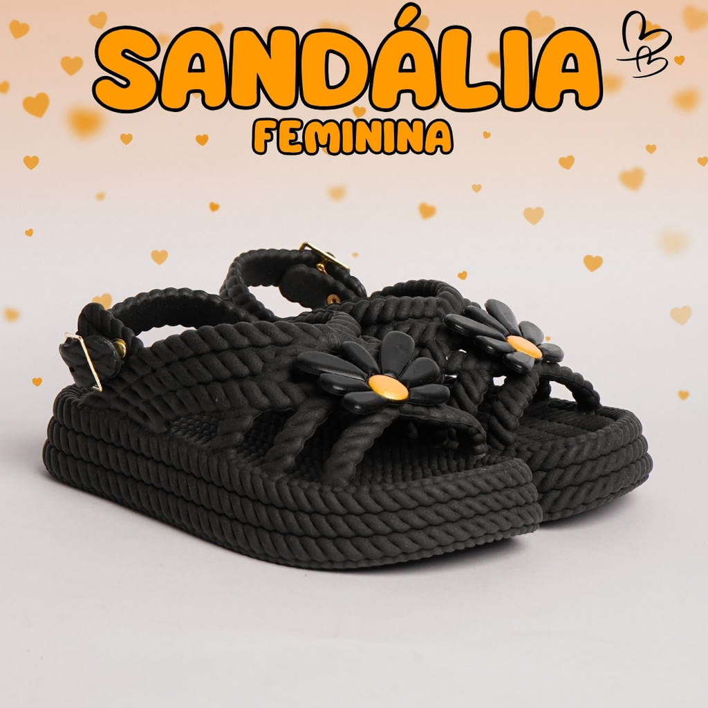 Sandália Menina Infantil Margarida Leve e Juvenil Baby Trançada em Oferta na Shopee