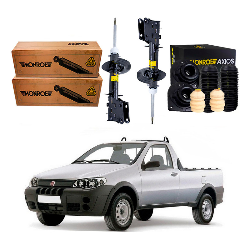 Kit Amortecedor Dianteiro Strada 1.4 2005 A 2012 em Oferta na Shopee