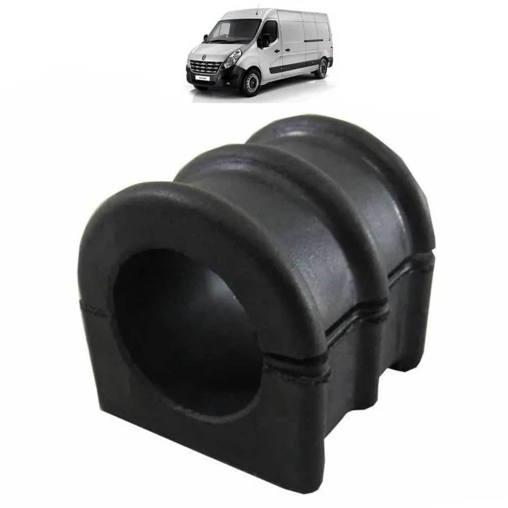 BUCHA BORRACHA BARRA ESTABILIZADORA DIANTEIRA CENTRAL RENAULT MASTER 2.3 16V 2014 A 2021 546131253R