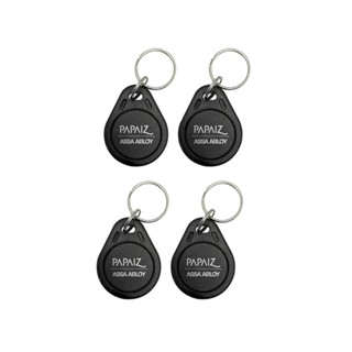 KIT 4 CHAVEIROS TAG DIGITAL PROXIMIDADE 125KHZ PT - TAG PORTAO ELETRONICO PAPAIZ em Oferta na Shopee