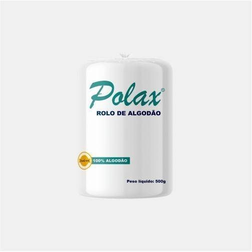 ALGODÃO HIDROFILO POLAX ROLO 500G