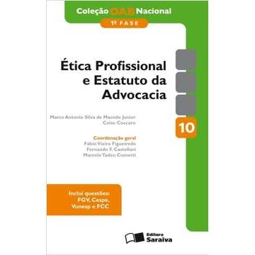 Oab Nacional 1º Fase, V. 10 - Etica Profissional de Marco Antonio de Macedo Junior; Celso Coccaro 7580863